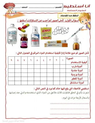 تصنيف الأدوية من حيث طريقة تناولها