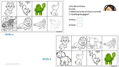 Loto des animaux