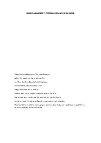 Reading comprehension