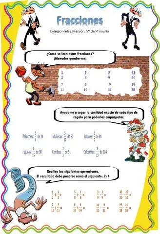 Fracciones.