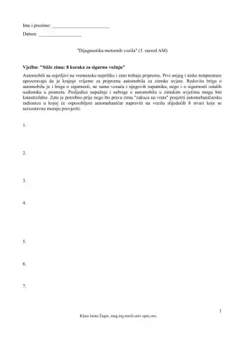 Stiže zima: 8 koraka za sigurnu vožnju