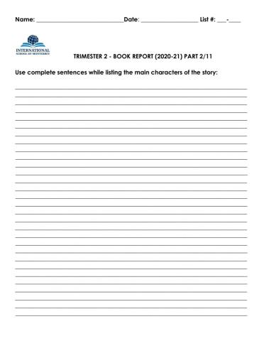 Book Report Part 2-11