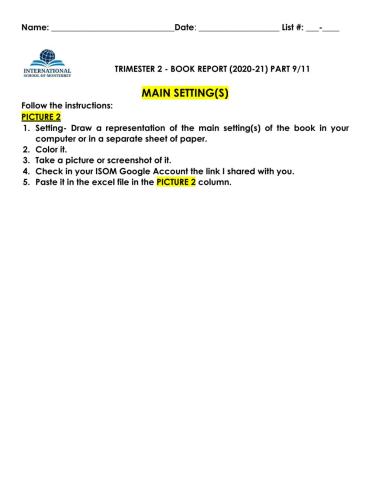 Book Report Part 9-11