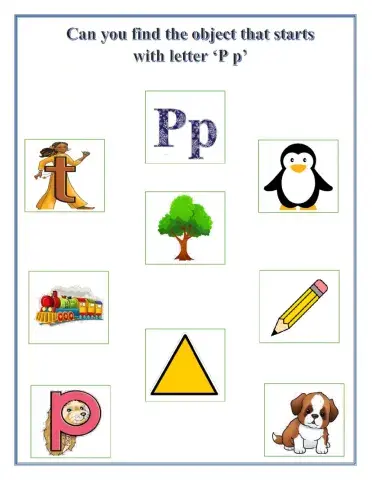 Find the object that starts with letter ‘P p’