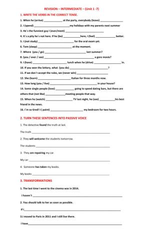 Revision intermediate