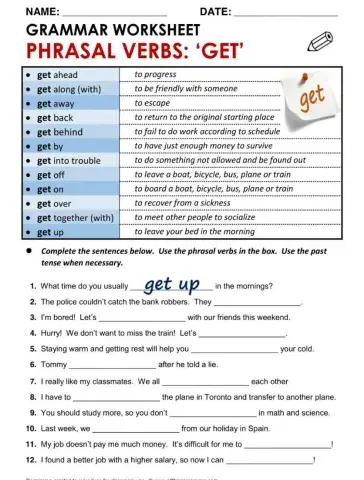Phrasal Verbs