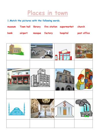 Places in town