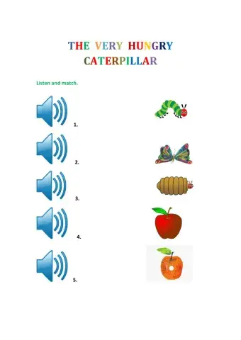 The very hungry caterpillar