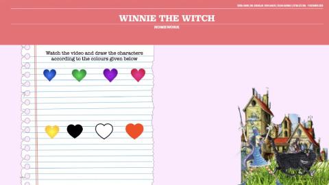 Glogster on Winnie the Witch