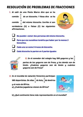Problema de fracciones