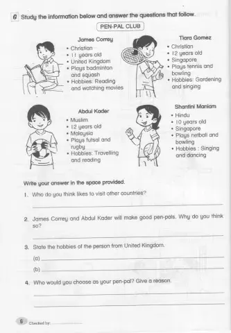 Year 4 Module 1: Where are you from? 4