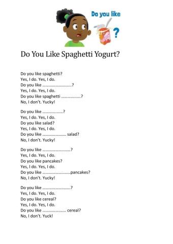 Do you like Spaghetti Yogurt