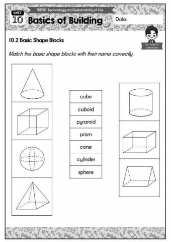 Science year 1: Basic Shape blocks