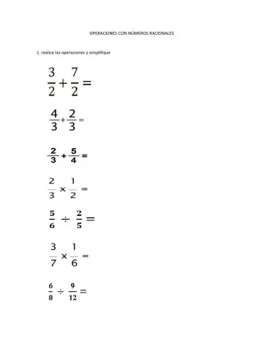 Operaciones simples con numeros q
