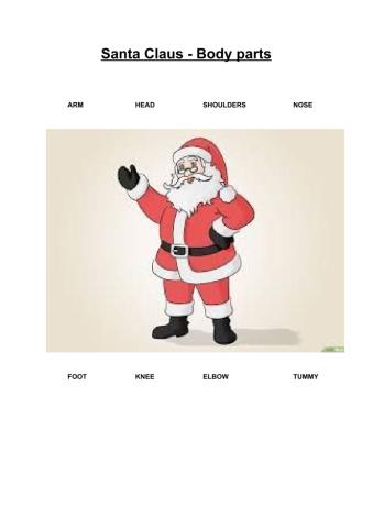 Body parts Christmas