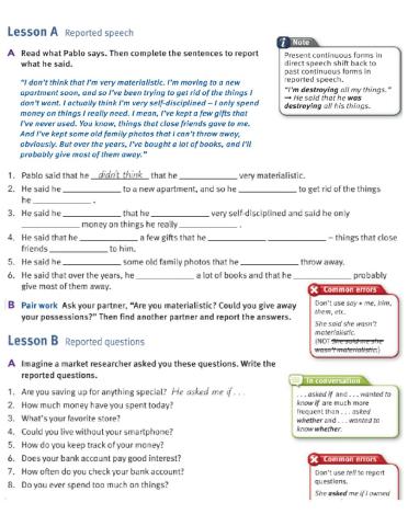 Direct and Reported Speech