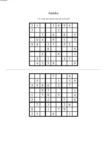 Sudoku