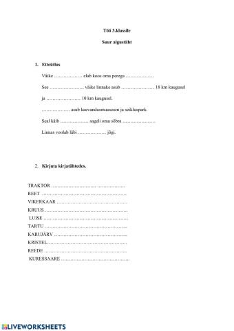 Suur algustäht nimes