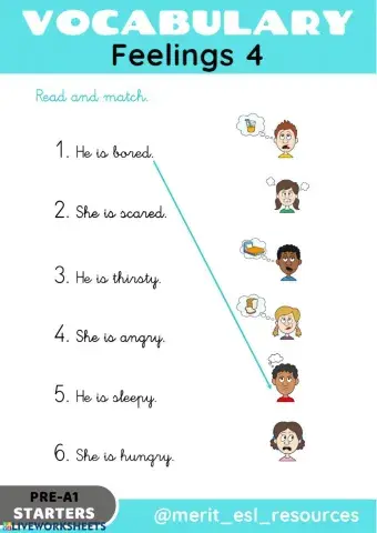 Feelings - Read and match