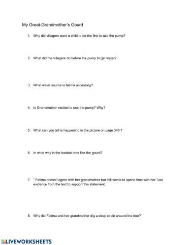 My Great-Grandmother’s Gourd