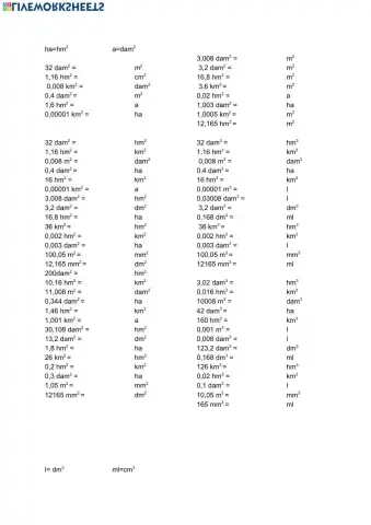 A eta B unitate aldaketak III