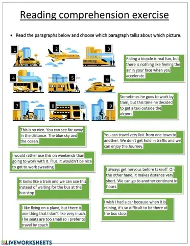 Reading comprehension