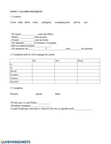 Present, passat i futur