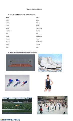 Sports Compound Nouns