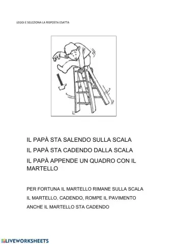 Scegli la frase giusta