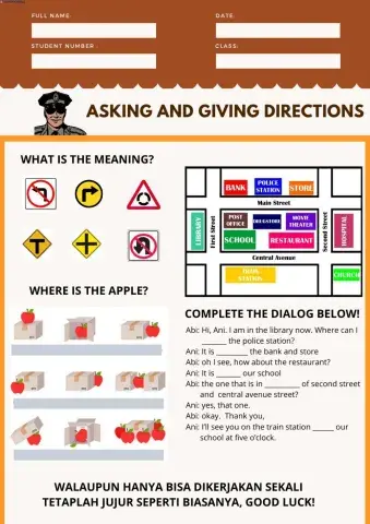 Asking and giving directions