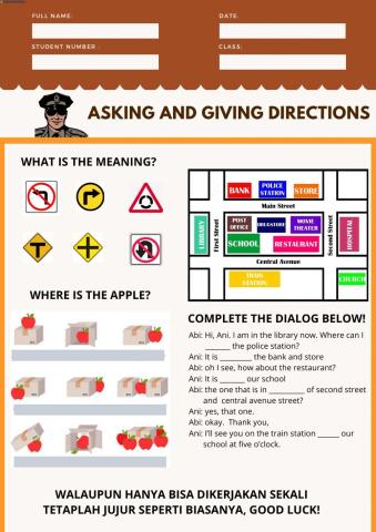 Asking and giving directions