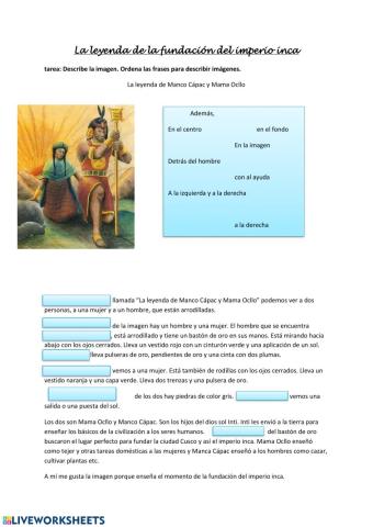 La leyenda de Mama Ocllo y Manco Cápac