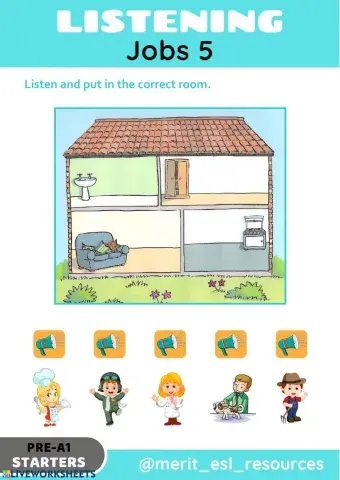 Jobs - Listen and match