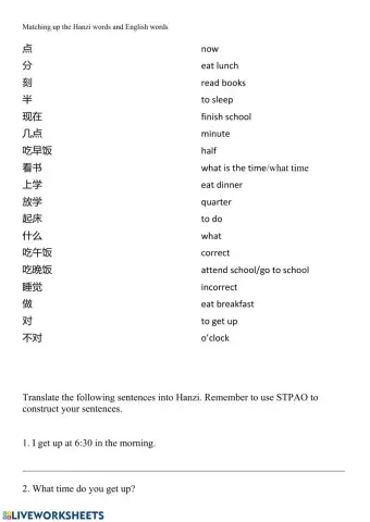 9 T1 Daily routines and time