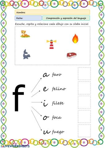 Comprensión y expresión del lenguaje