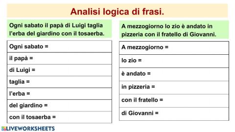Analisi logica