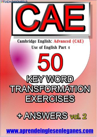 Key Word Transformations (CAE) (I)