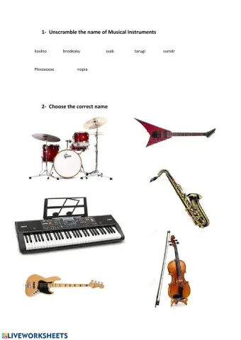 3AA - UNIT 7 - Musical Instruments