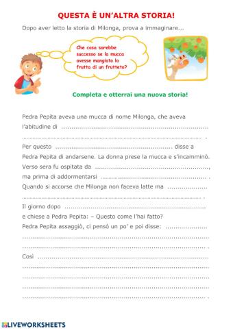 Completa la storia