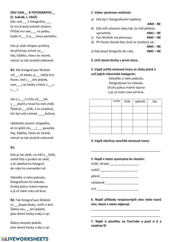 Edu vzali k fotografovi