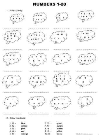 Numbers 1-20