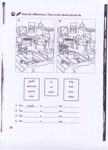 Prepositions of place