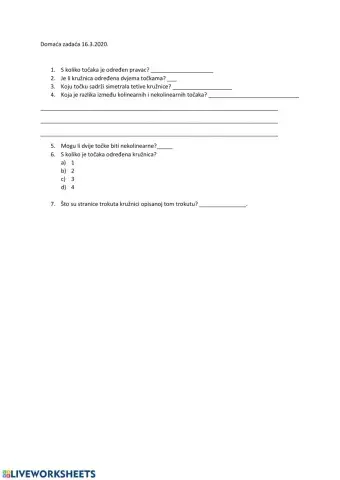 Određenost kružnice