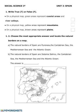 Spain Landforms