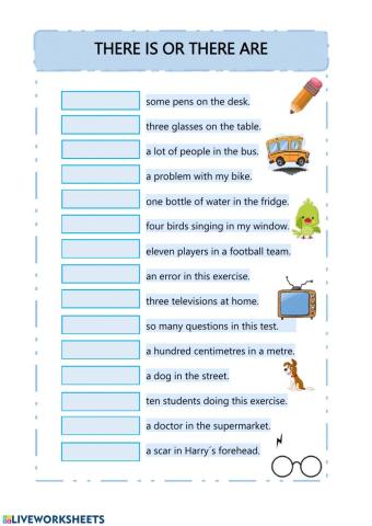 There is or there are