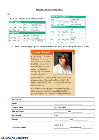 Personal Information