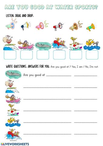 At The Sports Centre-Are you good at...?