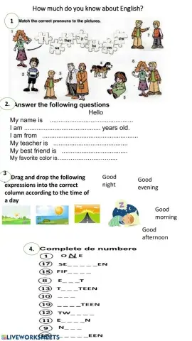 How much do you know about English?