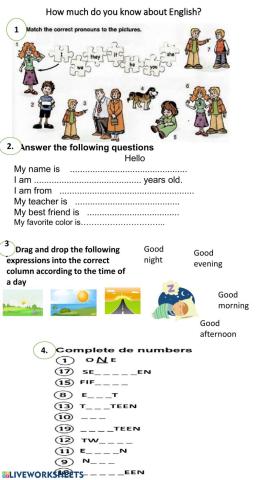 How much do you know about English?