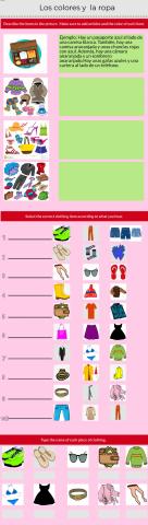 La ropa y los colores-lección 6